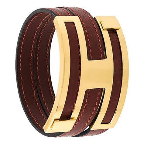 braccialetto hermes donna|hermes leather bracelets.